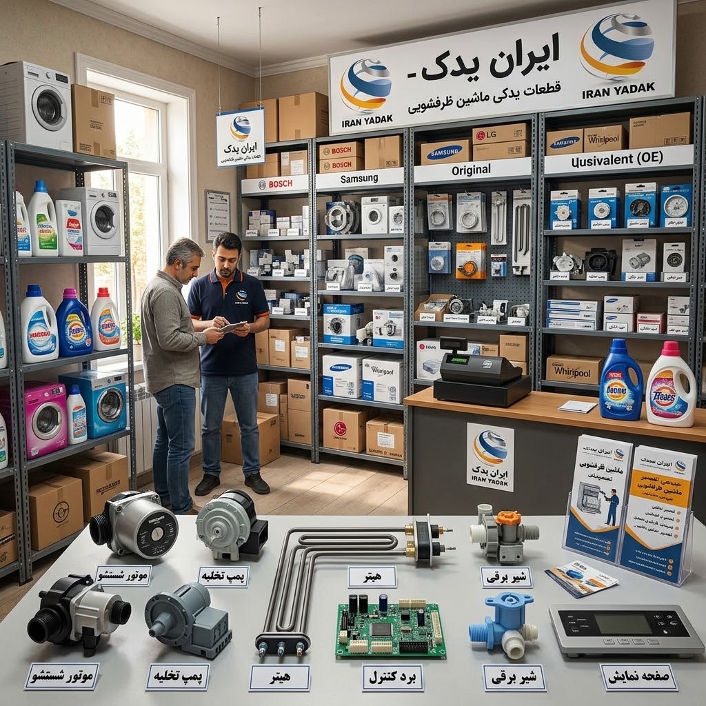 فروش قطعات ماشین ظرفشویی