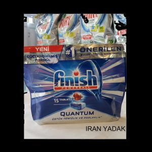 قرص ماشین ظرفشویی کوانتوم 15 تایی فینیش (Finish)